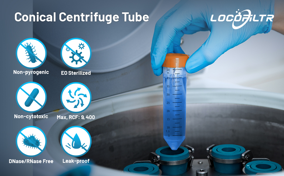 50mL Conical Centrifuge Tubes